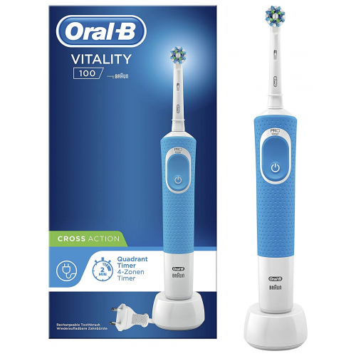 Oral-B Vitality 100 CrossAction blue elektrische Zahnbürste
