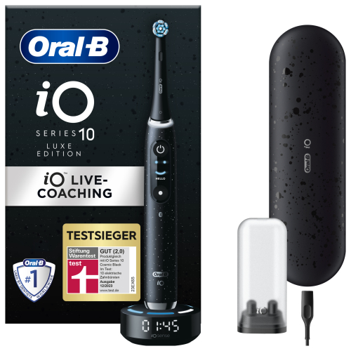 Oral-B iO Series 10 Black Onyx Luxe Edition Elektrische Zahnbürste