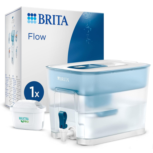 BRITA Flow Wasserfilter XXL mit Zapfhahn (8,2l) inkl. 1x MAXTRA PRO All-in-1 Kartusche