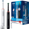 Oral-B Pro 3 3900N Black/White elektrische Zahnbürste mit 2. Handstück